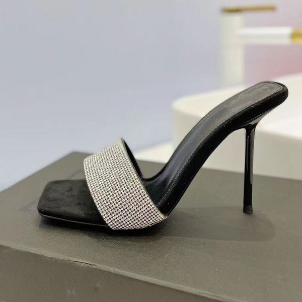 slippers rhinestones decorative real leather shoes 10 cm high heels open toe sandals thin heel designer factory womens summer classic our si, Black
slippers rhinestones decorative real leather shoes 10 cm high heels open toe sandals thin heel designer factory womens summer classic our si, Black