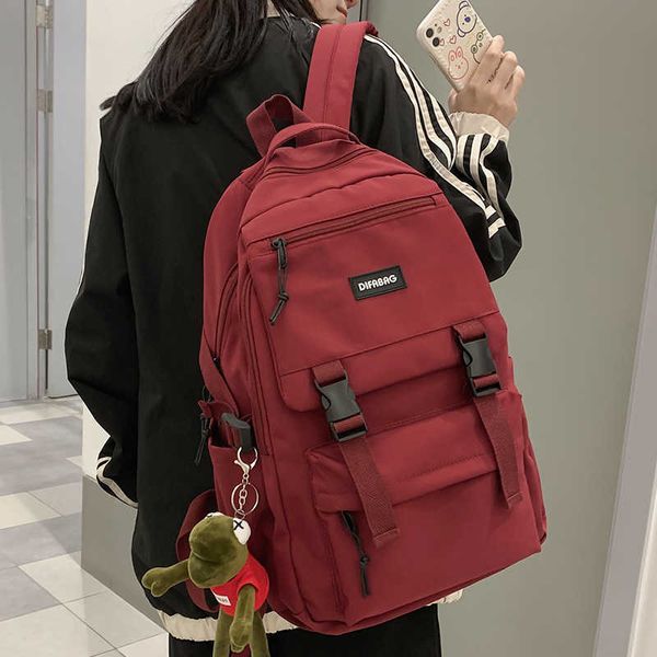 backpack dcimor new large capacity multiple pockets waterproof nylon backpack men and women insert buckle travel bag schoolbag 020723h
backpack dcimor new large capacity multiple pockets waterproof nylon backpack men and women insert buckle travel bag schoolbag 020723h