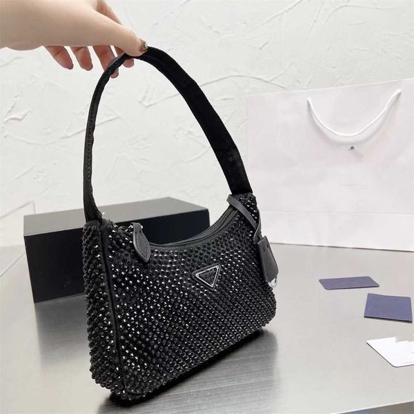 designer handbag store 60% off new autumn and winter canvas underarm half moon heavy industry full drill rivet portable shoulder bag women&#
designer handbag store 60% off new autumn and winter canvas underarm half moon heavy industry full drill rivet portable shoulder bag women&#