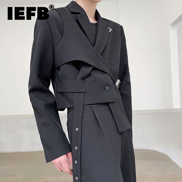 mens suits blazers iefb chic short blazer autumn detachable twopiece suit coat irregular hem fashion design black jacket 9y9250 230207, White;black
mens suits blazers iefb chic short blazer autumn detachable twopiece suit coat irregular hem fashion design black jacket 9y9250 230207, White;black