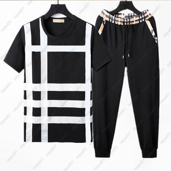 2023 mens tracksuit plaid printed summer fashion sportswear short sleeves pullover pants suits asian size -3xl, Gray
2023 mens tracksuit plaid printed summer fashion sportswear short sleeves pullover pants suits asian size -3xl, Gray