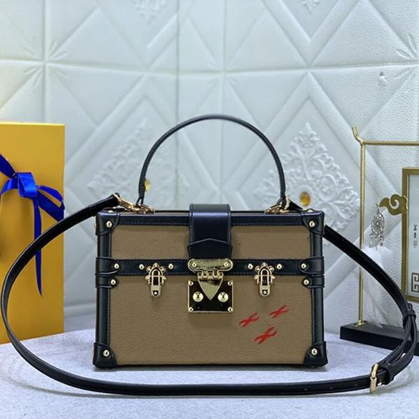 women box bags case handbag with zipper purses classic print canvas leather tote wallet crossbody s-lock removable strap shoulder bags girls
women box bags case handbag with zipper purses classic print canvas leather tote wallet crossbody s-lock removable strap shoulder bags girls