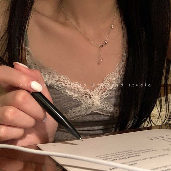necklaces new korean butterfly necklace for women's 2022 spring summer cute zirconia pendant choker vintage jewelry office everyday gif, Silver
necklaces new korean butterfly necklace for women's 2022 spring summer cute zirconia pendant choker vintage jewelry office everyday gif, Silver