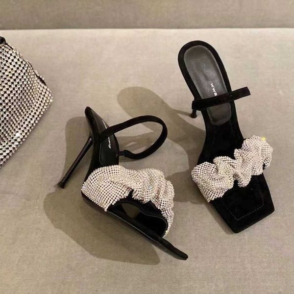 slippers 2023 new summer fashion design pu high heels women's shoes square toe cm non slip rhinestone pumps bling women sandals y2302, Black
slippers 2023 new summer fashion design pu high heels women's shoes square toe cm non slip rhinestone pumps bling women sandals y2302, Black