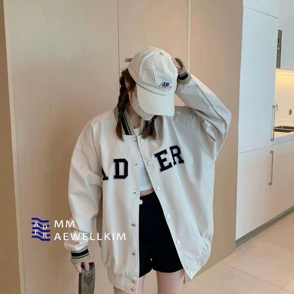 men's hoodies sweatshirts ader error letter embroidered men's and women's baseball jackets korean autumn vintage coat loose m, Black
men's hoodies sweatshirts ader error letter embroidered men's and women's baseball jackets korean autumn vintage coat loose m, Black