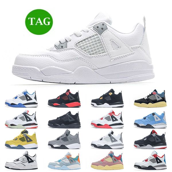 kids shoes designer basketball 4 infants sport sneakers fire red bred 4s cat the sail university blue red thunder boys grils royalty pure mi, White;red
kids shoes designer basketball 4 infants sport sneakers fire red bred 4s cat the sail university blue red thunder boys grils royalty pure mi, White;red