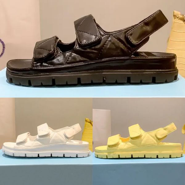 luxury quilted padded nappa leather sandals shoes yellow white black fashion classic women shoe summer indoor outdoor beach slide sandal sli
luxury quilted padded nappa leather sandals shoes yellow white black fashion classic women shoe summer indoor outdoor beach slide sandal sli