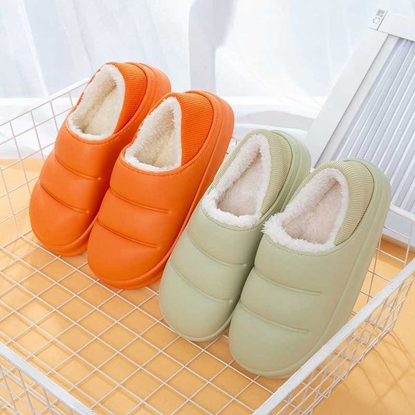 slippers winter women fur waterproof warm plush household slides indoor home thick sole footwear non-slip solid couple sandals y2302, Black
slippers winter women fur waterproof warm plush household slides indoor home thick sole footwear non-slip solid couple sandals y2302, Black