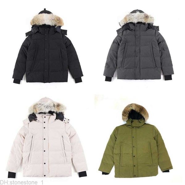 down jacket parkas mens outerwear high-end hooded wolf fur windproof waterproof padded thicken coat removable cap coats outdoor jackets warm, Black
down jacket parkas mens outerwear high-end hooded wolf fur windproof waterproof padded thicken coat removable cap coats outdoor jackets warm, Black