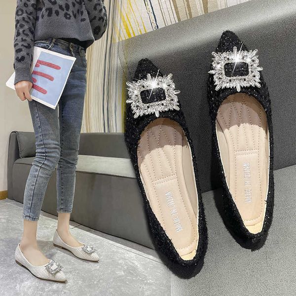 sandals 2women flat shoes 2023 new square rhinestones solid color slip on loafers female comfort light party office shoes zapatos mujer g230, Black
sandals 2women flat shoes 2023 new square rhinestones solid color slip on loafers female comfort light party office shoes zapatos mujer g230, Black