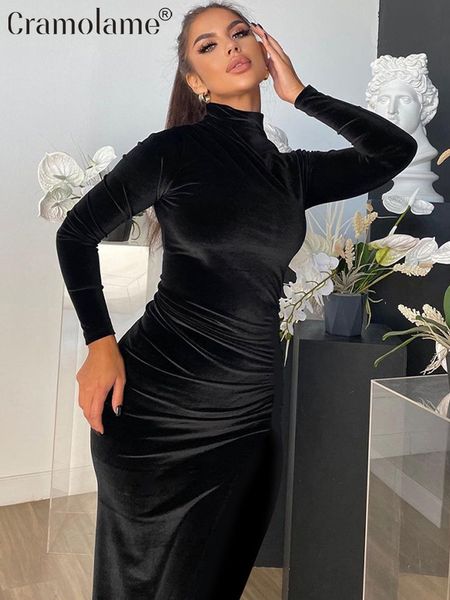 casual dresses long sleeve elegant black velvet bodycon maxi dress women ruched party evening autumn winter female clothes 230207, Black;gray
casual dresses long sleeve elegant black velvet bodycon maxi dress women ruched party evening autumn winter female clothes 230207, Black;gray