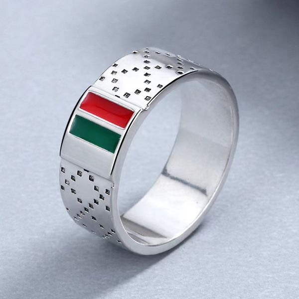 fashion luxury rings designer jewelry platinum plated band ring mens and womens fashion promise rings for couples classic mens party gift us, Silver
fashion luxury rings designer jewelry platinum plated band ring mens and womens fashion promise rings for couples classic mens party gift us, Silver