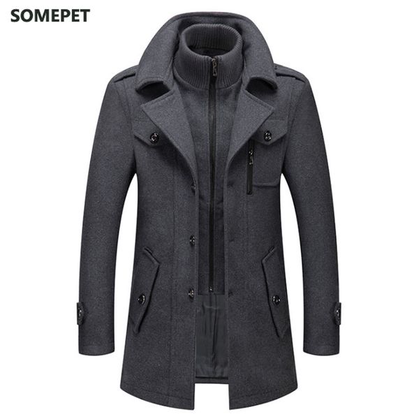 men's wool blends men wool blends coats autumn winter solid color cold resistant men woolen overcoat double collar casual trench coat m, Black
men's wool blends men wool blends coats autumn winter solid color cold resistant men woolen overcoat double collar casual trench coat m, Black