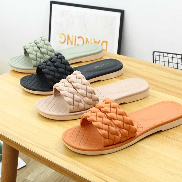 slippers women's fashion sandals summer flat outside casual solid color weave flip flops female indoor shoes y2302, Black
slippers women's fashion sandals summer flat outside casual solid color weave flip flops female indoor shoes y2302, Black