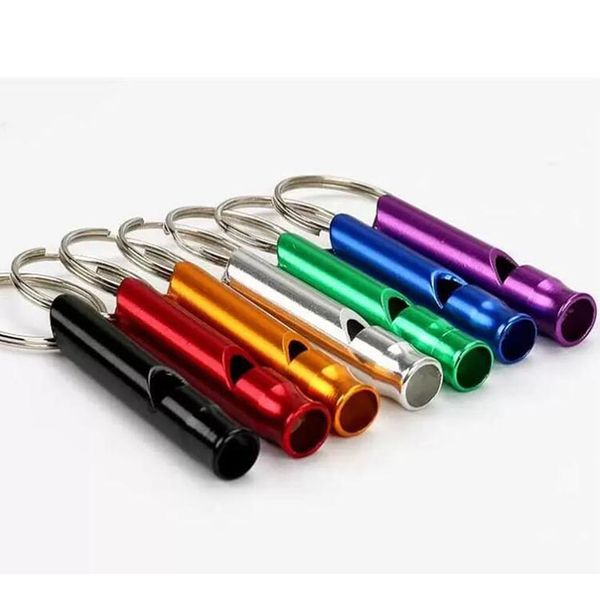 aluminum alloy candy colors whistle keychains outdoor portable camp tool car bag key chains decoration accessories wholesale, Silver
aluminum alloy candy colors whistle keychains outdoor portable camp tool car bag key chains decoration accessories wholesale, Silver