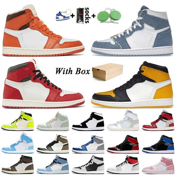 retro with box 1 jumpman basketball shoes women men starfish 1s denim lost and found taxi yellow toe patent bred trainers dark mocha white
retro with box 1 jumpman basketball shoes women men starfish 1s denim lost and found taxi yellow toe patent bred trainers dark mocha white
