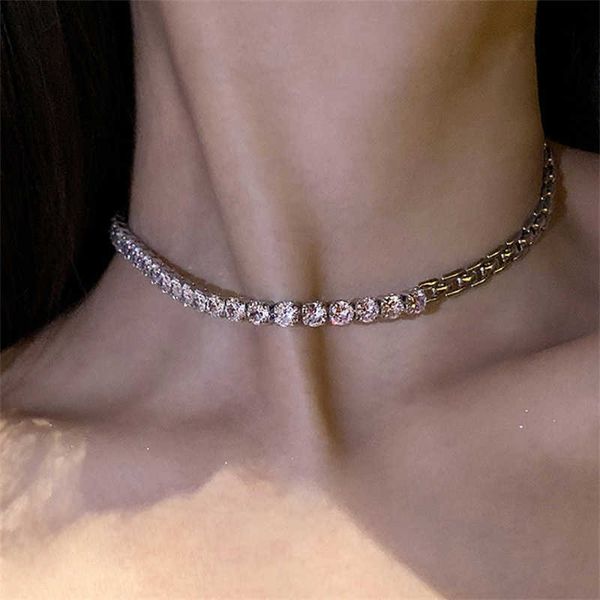 pendant feehow fashion white zircon choker necklaces for women simple tennis chain short hip hop necklace party jewelry 0206, Silver
pendant feehow fashion white zircon choker necklaces for women simple tennis chain short hip hop necklace party jewelry 0206, Silver