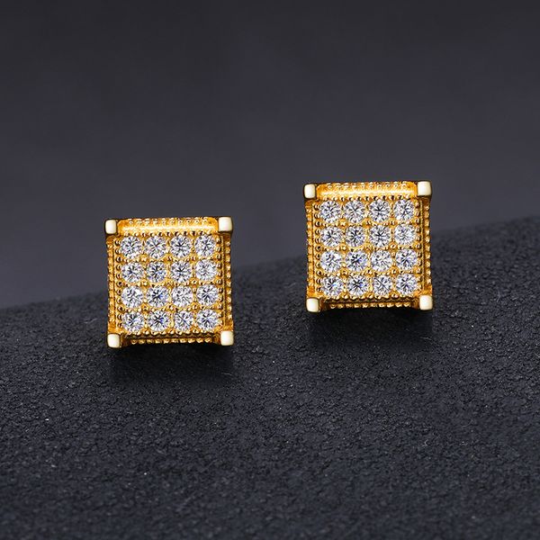 passed diamond test men women d color moissanite earrings 925 sterling silver gold plated bling studs earrings nice gift for friends, Golden;silver
passed diamond test men women d color moissanite earrings 925 sterling silver gold plated bling studs earrings nice gift for friends, Golden;silver