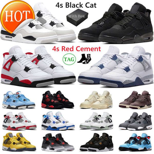 with box 4 basketball shoes men women 4s black cat red cement military black thunder midnight navy university blue mens trainers sports
with box 4 basketball shoes men women 4s black cat red cement military black thunder midnight navy university blue mens trainers sports