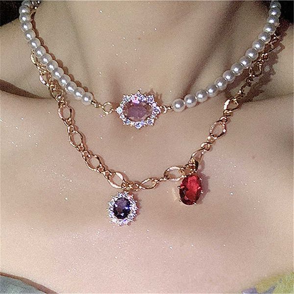 temperament exquisite shiny irregular colorful rhinestone pendant necklaces for women engagement party jewelry fairy choker y2k 0206, Silver
temperament exquisite shiny irregular colorful rhinestone pendant necklaces for women engagement party jewelry fairy choker y2k 0206, Silver