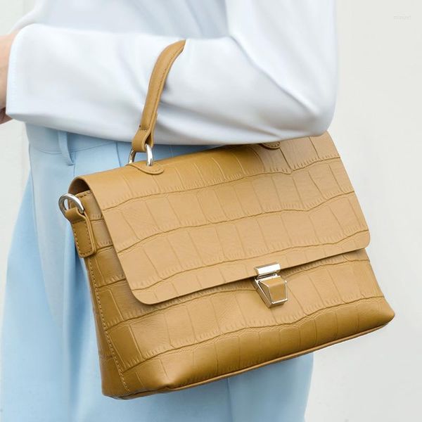shoulder bags genuine leather fashion women's bag crocodile pattern handbag natural cowhide stone messenger
shoulder bags genuine leather fashion women's bag crocodile pattern handbag natural cowhide stone messenger