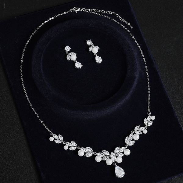 trendy bridal jewelry set pearl necklace stud earrings for women choker necklace wedding prom accessories party gift, Slivery;golden
trendy bridal jewelry set pearl necklace stud earrings for women choker necklace wedding prom accessories party gift, Slivery;golden