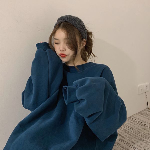 womens hoodies sweatshirts lazy wind blue crew simplicity baggy sweatshirt women spring autumn fashion fleece thicken vintage long sleeves p, Black
womens hoodies sweatshirts lazy wind blue crew simplicity baggy sweatshirt women spring autumn fashion fleece thicken vintage long sleeves p, Black