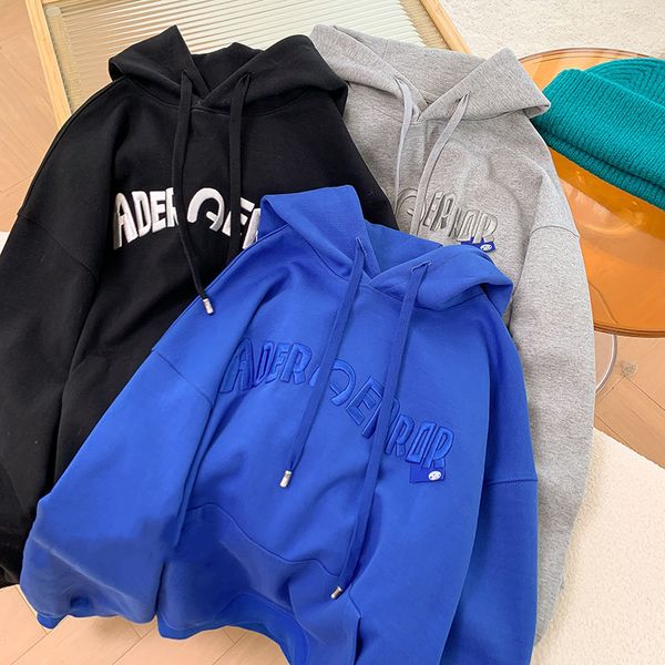 men's hoodies sweatshirts oversized ader error hoodie embroidery hooded pullover hoody 230206, Black
men's hoodies sweatshirts oversized ader error hoodie embroidery hooded pullover hoody 230206, Black