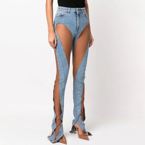 women's jeans y2k fashion denim high waist spiral hollow out mesh cowboy perspective pants ing slit 2023 streetwear 230206172, Blue
women's jeans y2k fashion denim high waist spiral hollow out mesh cowboy perspective pants ing slit 2023 streetwear 230206172, Blue
