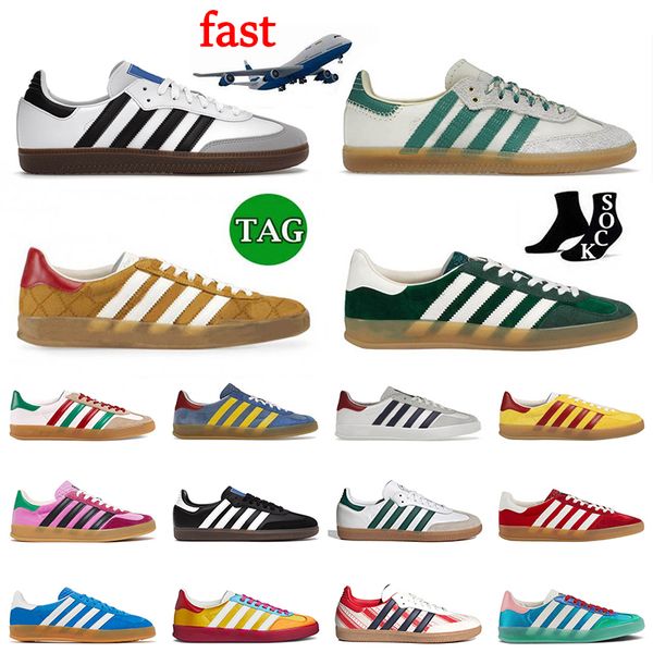 designer gazelles running shoes samba for mens women trainers monogram wales bonner cream green black white gum sambas vegan gazelle designe, White;red
designer gazelles running shoes samba for mens women trainers monogram wales bonner cream green black white gum sambas vegan gazelle designe, White;red