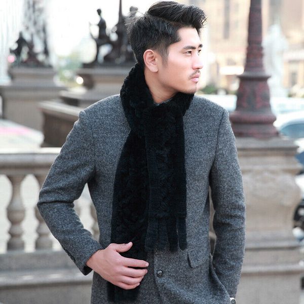 men's real rex rabbit fur scarf winter warm neckerchiefs tassel black 180cm, Blue;gray
men's real rex rabbit fur scarf winter warm neckerchiefs tassel black 180cm, Blue;gray