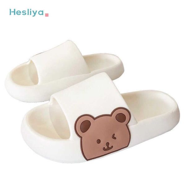 slippers summer women men's indoor bath thick platform non-slip home couple cloud sandals cartoon flip flops bear beach shoes y2302, Black
slippers summer women men's indoor bath thick platform non-slip home couple cloud sandals cartoon flip flops bear beach shoes y2302, Black