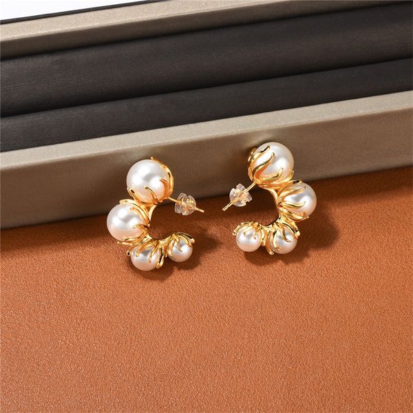 french niche design pearl stud s925 silver needle earrings fashion commuter light luxury women's high-grade all-match jewelry, Golden;silver
french niche design pearl stud s925 silver needle earrings fashion commuter light luxury women's high-grade all-match jewelry, Golden;silver