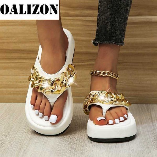 sandals 2022 new women summer fashion chain flip-flops sandal slippers shoes woman flat platform sandals casual flat slippers slides g230207, Black
sandals 2022 new women summer fashion chain flip-flops sandal slippers shoes woman flat platform sandals casual flat slippers slides g230207, Black