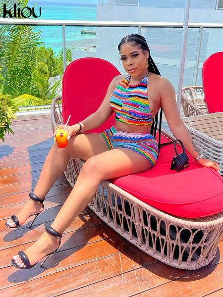 women's two piece pants kliou venetian multi-color print two piece set women halter lace up backless vesthigh waist sheath shorts indie, White
women's two piece pants kliou venetian multi-color print two piece set women halter lace up backless vesthigh waist sheath shorts indie, White