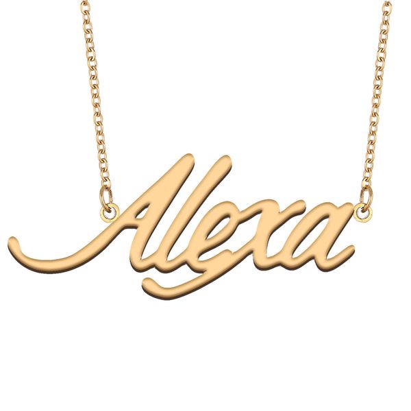 alexa name necklace personalized for women letter font tag stainless steel gold and silver customized nameplate necklace jewelry
alexa name necklace personalized for women letter font tag stainless steel gold and silver customized nameplate necklace jewelry