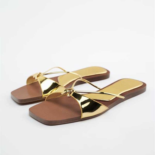 sandals zaza 2022 women's summer gold kbot flat sandal thin straps luxury slippers square toe flip flops casual beach flats j230207, Black
sandals zaza 2022 women's summer gold kbot flat sandal thin straps luxury slippers square toe flip flops casual beach flats j230207, Black