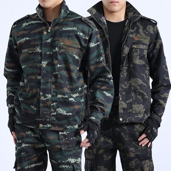 men's tracksuits spring and autumn camouflage suits outdoor sports overalls wear-resistant overalls labor insurance set 230207, Gray
men's tracksuits spring and autumn camouflage suits outdoor sports overalls wear-resistant overalls labor insurance set 230207, Gray