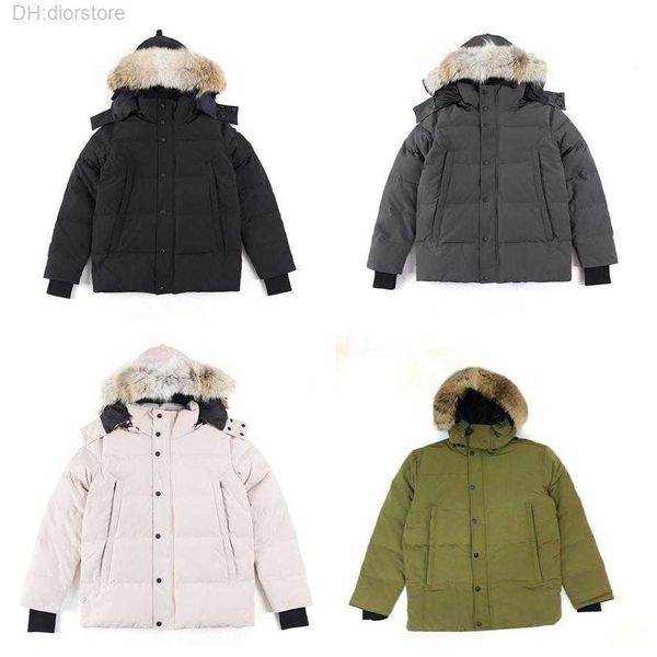down jacket parkas mens outerwear high-end hooded wolf fur windproof waterproof padded thicken coat removable cap coats outdoor jackets warm, Black
down jacket parkas mens outerwear high-end hooded wolf fur windproof waterproof padded thicken coat removable cap coats outdoor jackets warm, Black