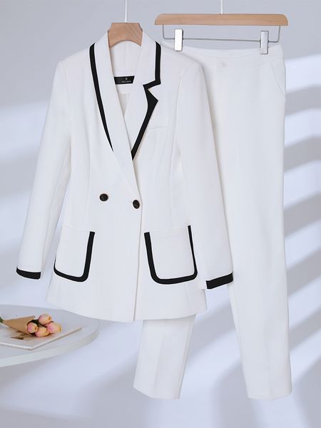 womens two piece pants white green women autumn winter pant suit office ladies female formal business work wear 2 set blazer and trouser 230
womens two piece pants white green women autumn winter pant suit office ladies female formal business work wear 2 set blazer and trouser 230