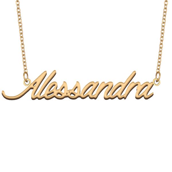 alessandra name necklace personalized for women letter font tag stainless steel gold and silver customized nameplate necklace jewelry
alessandra name necklace personalized for women letter font tag stainless steel gold and silver customized nameplate necklace jewelry