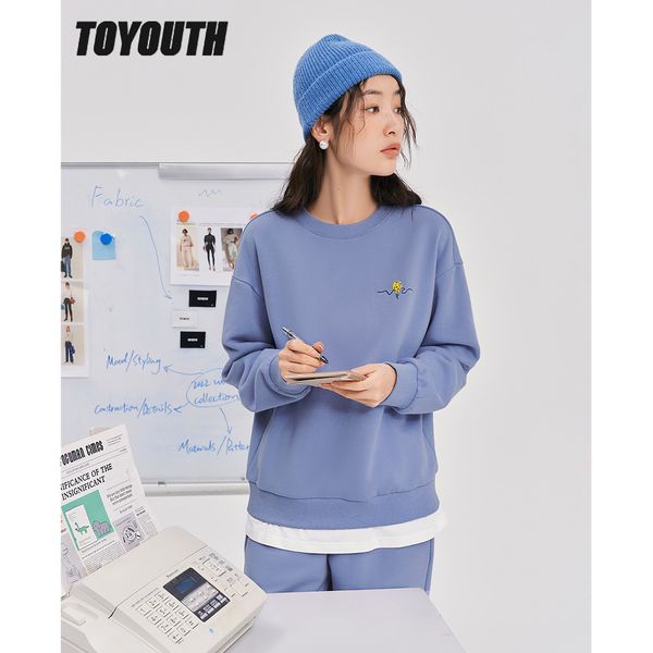 women's hoodies sweatshirts toyouth women fake two piece fleece sweatshirts winter long sleeve o neck loose hoodie warm casual streetwe, Black
women's hoodies sweatshirts toyouth women fake two piece fleece sweatshirts winter long sleeve o neck loose hoodie warm casual streetwe, Black