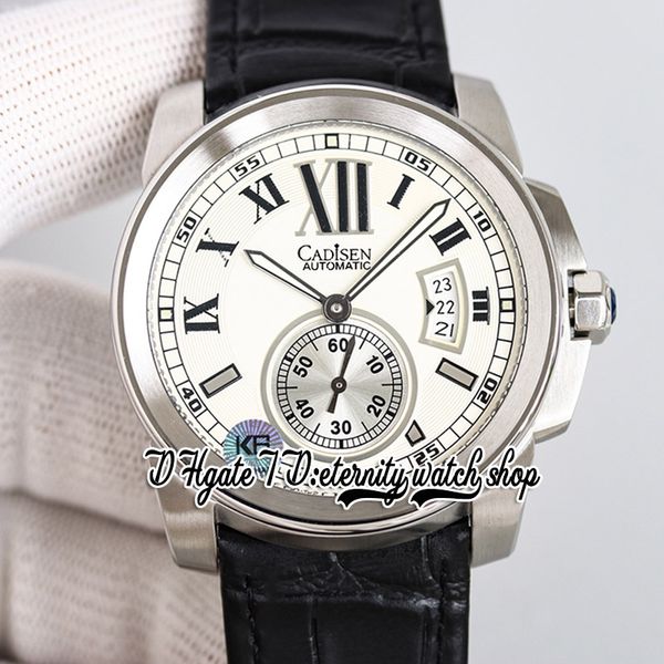 twf f57100013 calibre mens watch cal.1904-ps mc automatic 42mm big date white dial stainless steel case roman markers leather strap latest v, Slivery;brown
twf f57100013 calibre mens watch cal.1904-ps mc automatic 42mm big date white dial stainless steel case roman markers leather strap latest v, Slivery;brown