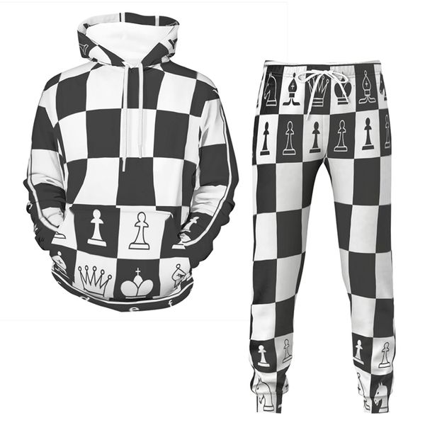 men's tracksuits chess 3d printed autumn tracksuit hooded sweatshirts and pants classic men women daily casual fashion outfits 6 styles, Gray
men's tracksuits chess 3d printed autumn tracksuit hooded sweatshirts and pants classic men women daily casual fashion outfits 6 styles, Gray