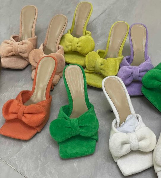 mules women bowtie towel sandals mule square toe stretch slipper rubbe outsole high heel shoes fashion ladies thin pumps sandal with box no3, Black
mules women bowtie towel sandals mule square toe stretch slipper rubbe outsole high heel shoes fashion ladies thin pumps sandal with box no3, Black