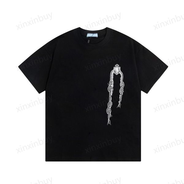 xinxinbuy men designer tee t shirt 23ss necklace print label letters short sleeve cotton women white black xs-2xl, Black;brown
xinxinbuy men designer tee t shirt 23ss necklace print label letters short sleeve cotton women white black xs-2xl, Black;brown