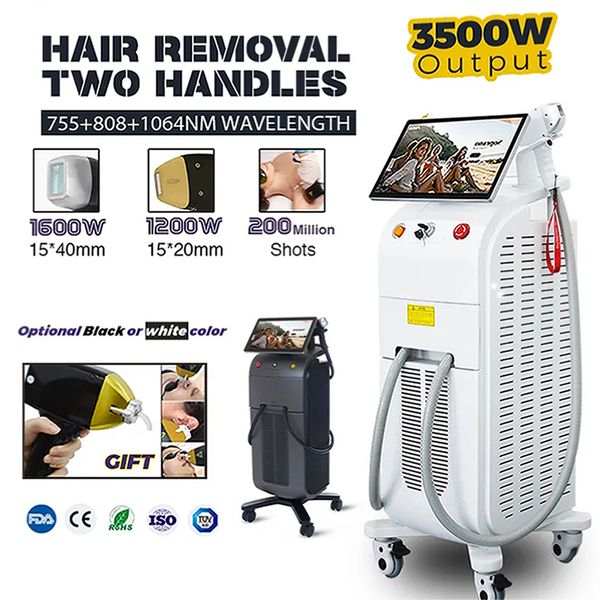 professional diode laser hair removal beauty machine 1600w high power 200 million s big spot size diode lazer permanent painless hair remova, Black
professional diode laser hair removal beauty machine 1600w high power 200 million s big spot size diode lazer permanent painless hair remova, Black