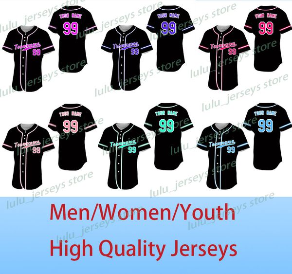 custom baseball jerseys stitched&personalized polychromatic baseball shirts sports uniform for men women (plus size), Blue;black
custom baseball jerseys stitched&personalized polychromatic baseball shirts sports uniform for men women (plus size), Blue;black