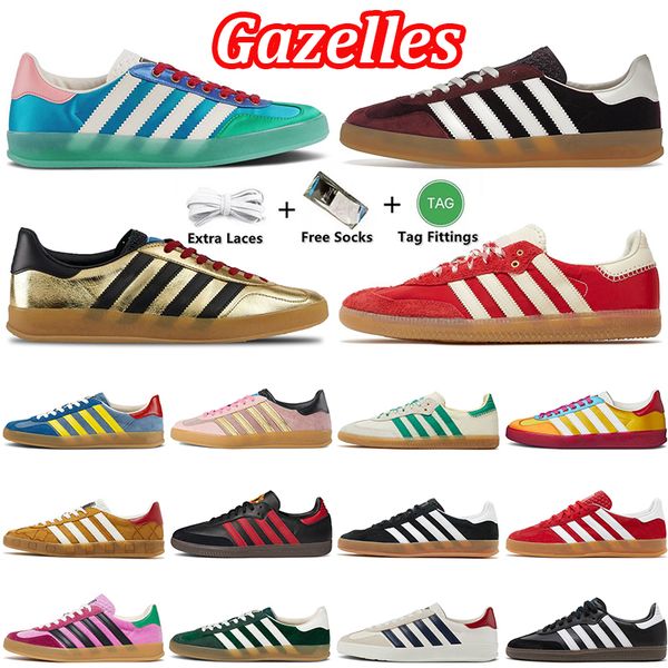 2023 designer samba gazelle sneakers shoes light blue suede wales bonner cream green for mens women original sambas vegan
2023 designer samba gazelle sneakers shoes light blue suede wales bonner cream green for mens women original sambas vegan