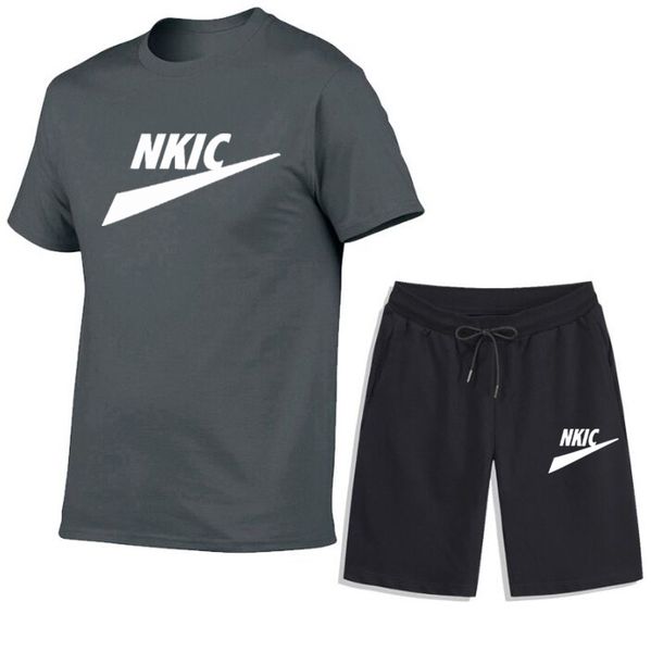 Summer Men's Tracksuits Casual Sportswear Suit Men's Solid Fitness Fashion Sports Suit O-Neck Short-Sleeved T-shirt Shorts 2-piece Set, Black
Summer Men's Tracksuits Casual Sportswear Suit Men's Solid Fitness Fashion Sports Suit O-Neck Short-Sleeved T-shirt Shorts 2-piece Set, Black